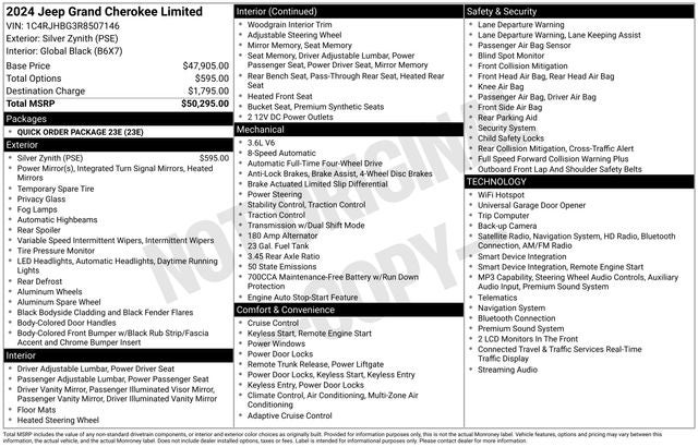 2024 Jeep Grand Cherokee Limited 4x4