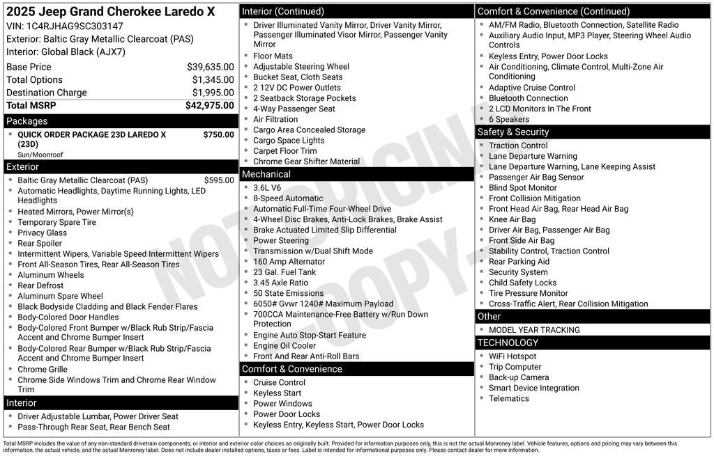 2025 Jeep Grand Cherokee Laredo
