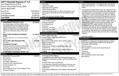 2027 Chevrolet Equinox LT