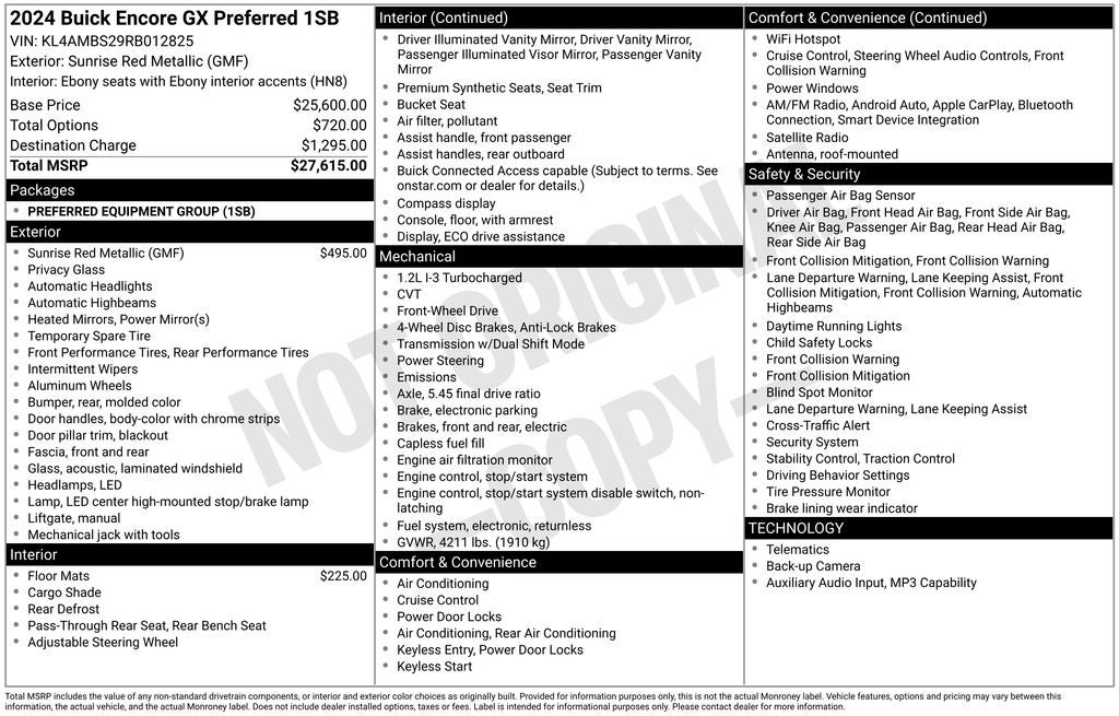 2024 Buick Encore GX Preferred