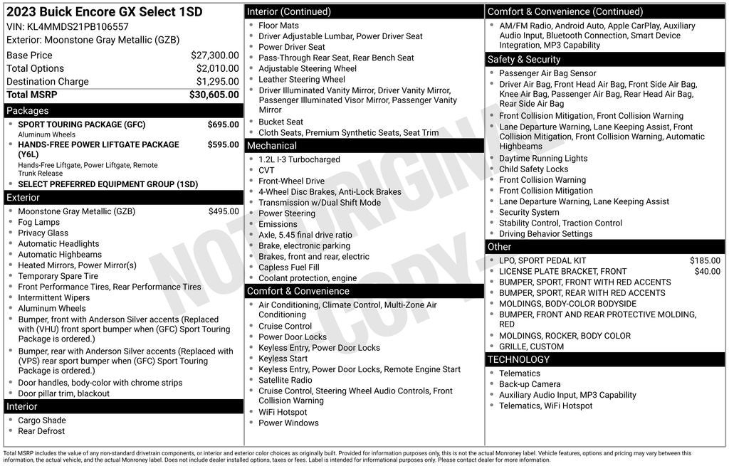 2023 Buick Encore GX Select