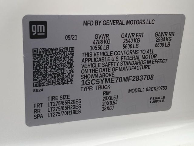 2021 Chevrolet Silverado 2500HD Custom