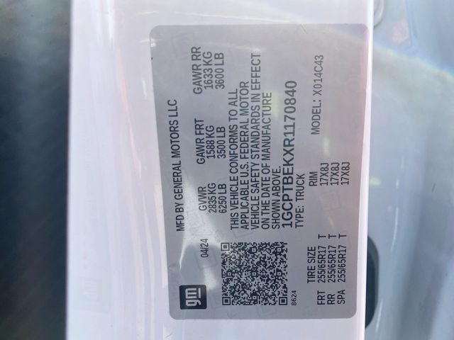 2024 Chevrolet Colorado Work Truck