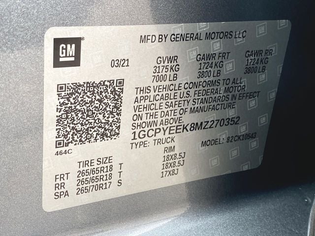 2021 Chevrolet Silverado 1500 RST