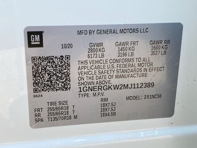 2021 Chevrolet Traverse LT 1LT