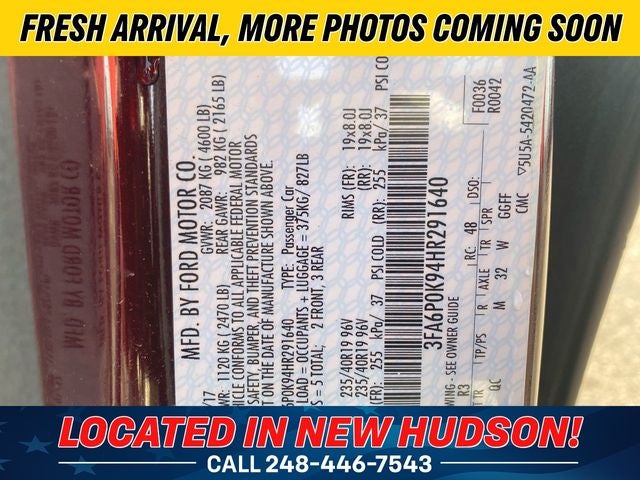 2017 Ford Fusion Platinum