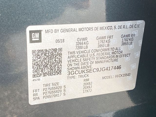 2018 Chevrolet Silverado 1500 LTZ 2LZ