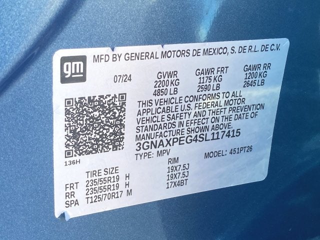2025 Chevrolet Equinox LT