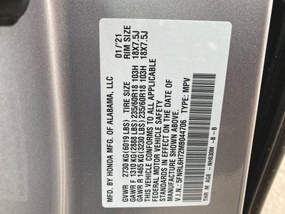 2021 Honda Odyssey EX-L