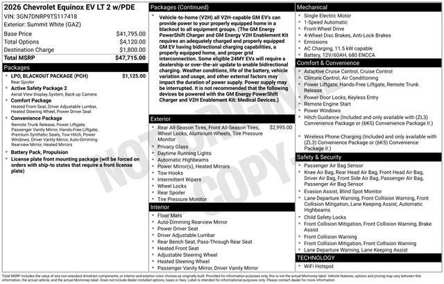 2026 Chevrolet Equinox EV LT
