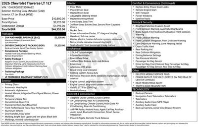 2026 Chevrolet Traverse LT