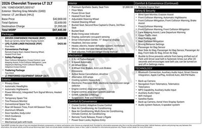 2026 Chevrolet Traverse LT