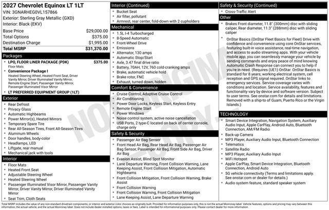 2027 Chevrolet Equinox LT