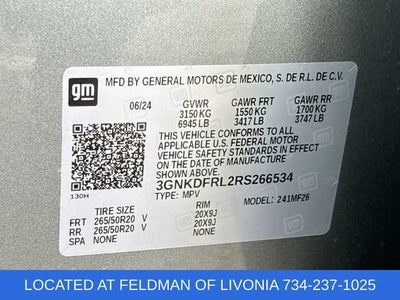 2024 Chevrolet Blazer EV Police Package eAWD Police