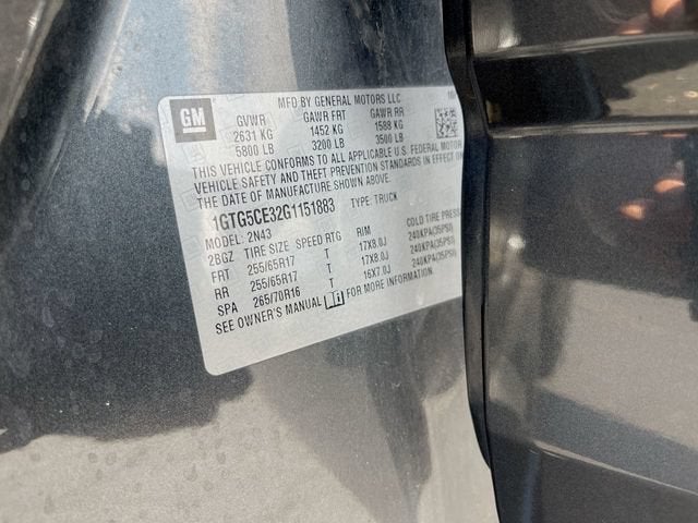 2016 GMC Canyon 2WD SLE