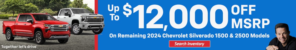 Remaining 2024 Chevy Silveardo 1500 & 2500 Models