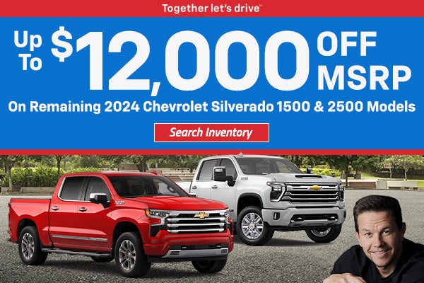 Remaining 2024 Chevy Silveardo 1500 & 2500 Models