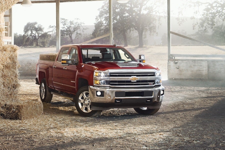 Red 2019 Chevy Silverado 2500